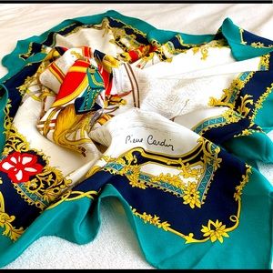 Pierre Cardin scarf 100% silk